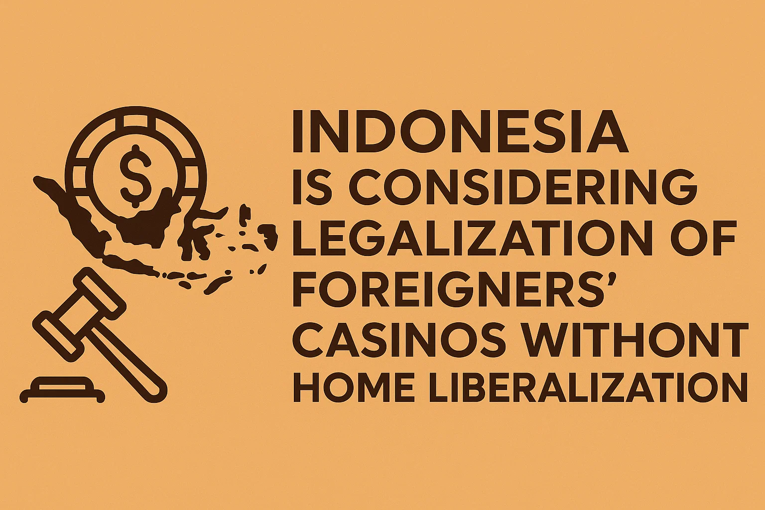 Indonesia is Considering Legalization of Foreigners' Casinos Without Home Liberalization